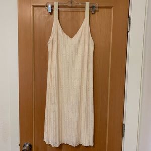 Anthropologie Cream /  Ivory Lace Dress Size 12